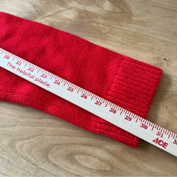 ❤️SOLD❤️ TORY BURCH SPORT MERINO WOOL APRES SKI SWEATER CROP CLASSIC OVERSIZED - Picture 10 of 12